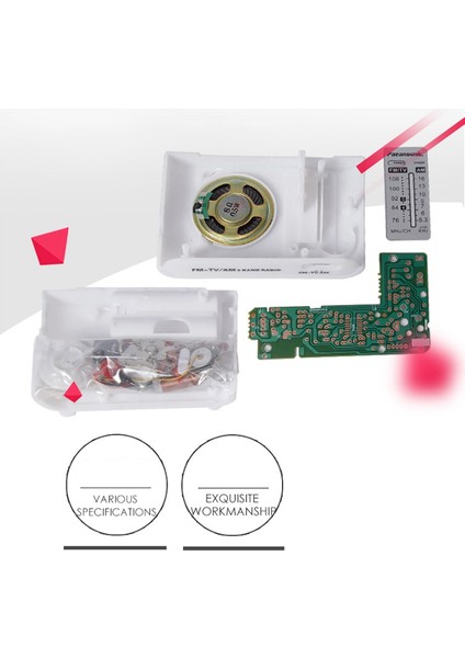 Taşınabilir Fm Am Radyo Dıy Parçaları CF210SP Am/fm Stereo Radyo Kiti Üretim Kiti (Yurt Dışından) modelleri