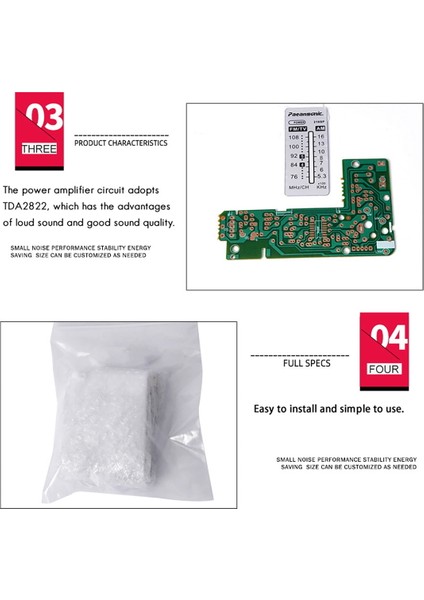 Taşınabilir Fm Am Radyo Dıy Parçaları CF210SP Am/fm Stereo Radyo Kiti Üretim Kiti (Yurt Dışından) indirimleri