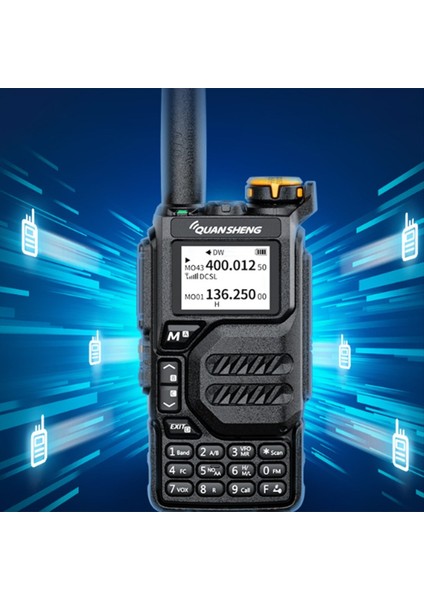 Quansheng Uvk5 Walkie Talkie Profesyonel Sivil Açık Hava Yolda Git Uv Çok Frekanslı Tam Uzunlukta El Walkie (Yurt Dışından) fırsatları