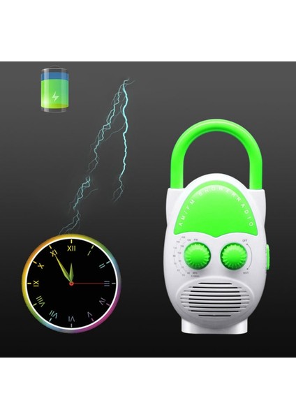 Mini Am Fm Taşınabilir Duş Radyo Su Geçirmez Hoparlör Banyo Radyo Ayarlanabilir Hacim Ekleme Kartı (Yurt Dışından) modelleri