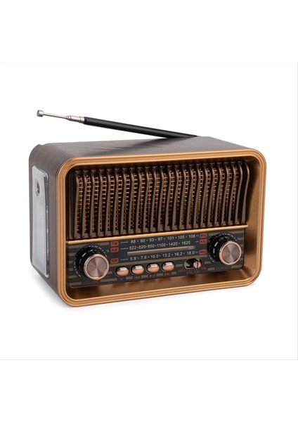 Taşınabilir Radyo Fm Am Sw Çok Bantlı Vintage Radios Kablosuz Bluetooth Hoparlör Destek Usb/tf Mp3 Oynatma (Yurt Dışından) fiyatları