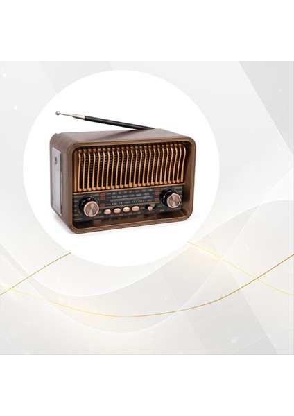 Taşınabilir Radyo Fm Am Sw Çok Bantlı Vintage Radios Kablosuz Bluetooth Hoparlör Destek Usb/tf Mp3 Oynatma (Yurt Dışından) indirimleri