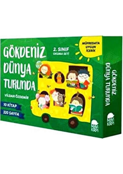 Mavi Kirpi Gökdeniz Dünya Turunda 2. Sınıf Okuma Seti Vildan Özdemir 9 - 12 Yaş İçin 10 Kitap fiyatları