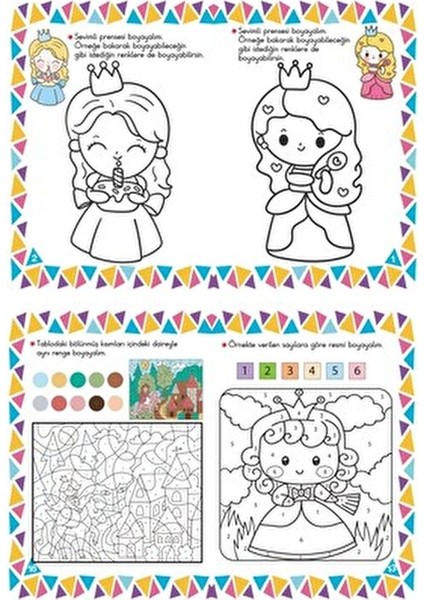 Eğitici Etkinlikli Kolay Boyama Seti 3 - 6 Yaş 5 Kitap Kollektif