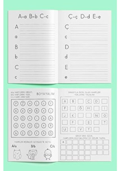 1. Sınıfa Hazırlık Serisi Okuma - Yazma Hazırlık - Nihan Ulubay - 6 - 8 Yaş modelleri