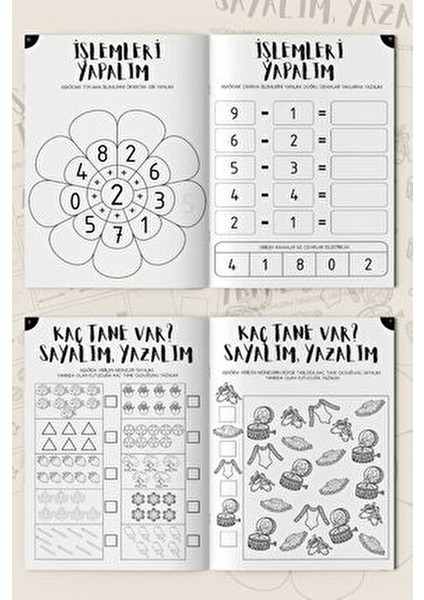 1. Sınıfa Hazırlık Serisi Okuma - Yazma Hazırlık - Nihan Ulubay - 6 - 8 Yaş