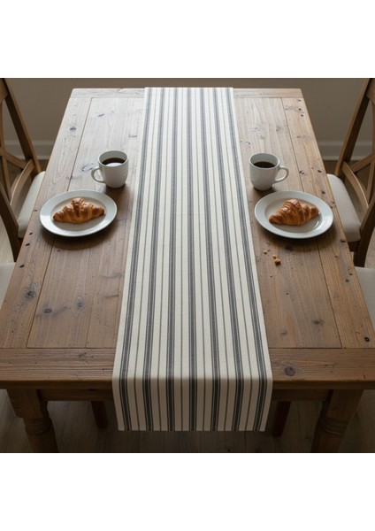 1 Adet Runner,çizgi Desenli 100% Pamuk Runner,yıkanabilir Runner 40X140 cm fiyatları