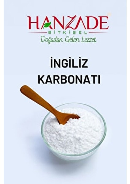 Hanzade 1 kg x 3 Bitkisel İngiliz Karbonatı Katkısız Doğal Özellikleriyle Sağlığınızı Destekler