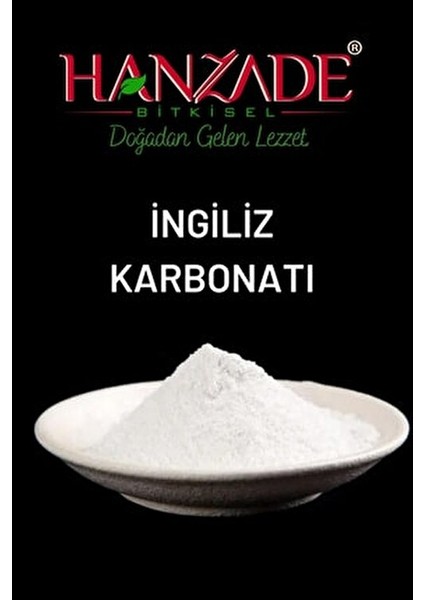 Hanzade 1 kg x 3 Bitkisel İngiliz Karbonatı Katkısız Doğal Özellikleriyle Sağlığınızı Destekler
