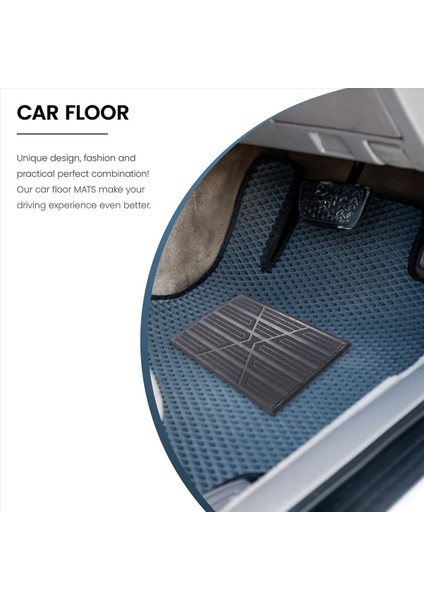 Evrensel Araba Zemin Mat Pad Topuk Ayak Halı Pedalı Yama Kapağı Ön Anti -Sıdlı Pedal Mat - 25X16CM (Yurt Dışından) modelleri