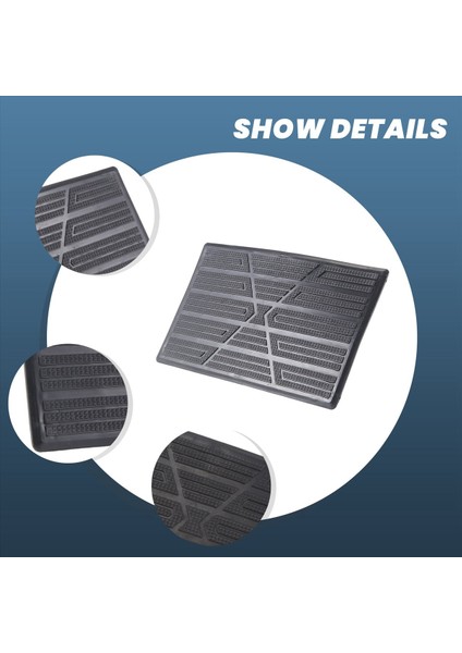 Evrensel Araba Zemin Mat Pad Topuk Ayak Halı Pedalı Yama Kapağı Ön Anti -Sıdlı Pedal Mat - 25X16CM (Yurt Dışından) indirimleri