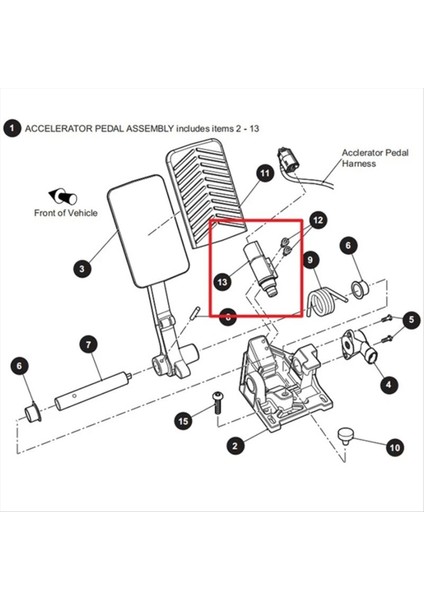Ezgo Rxv Gaz/elektrik Modelleri Için Sürücü Golf Sepeti Hızlandırıcı Pedal Kontrol Anahtarı 653242 (Yurt Dışından) indirimleri