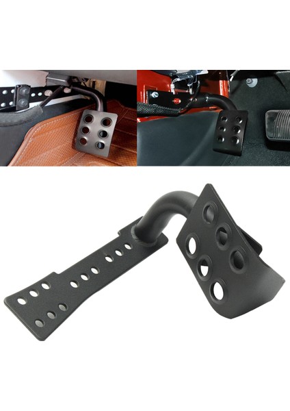 Steel Dead Pedal Sol Yan Ayak Dinlenme Jeep Wrangler Jk Sınırsız 2007-2018 Rubicon Sahara x Off Road Spor Aksesuarları (Yurt Dışından) modelleri