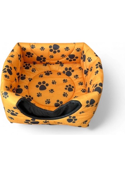 Üç Fonksiyonlu Kedi Yatağı - Turuncu fiyatları