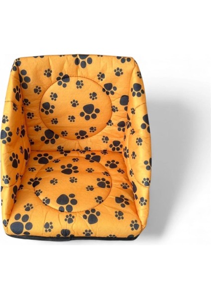 Üç Fonksiyonlu Kedi Yatağı - Turuncu modelleri