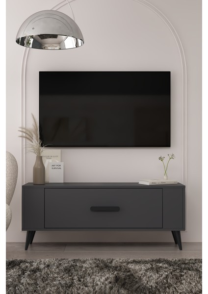 TV1338CT RETRO-128 Tv Sehpası Antrasit-Siyah fiyatları