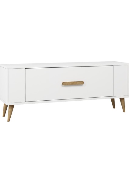 TV1338CT RETRO-128 Tv Sehpası Beyaz-Safirmeşe