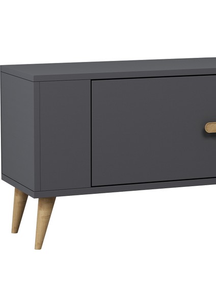 TV1338CT RETRO-128 Tv Sehpası Antrasit-Safirmeşe