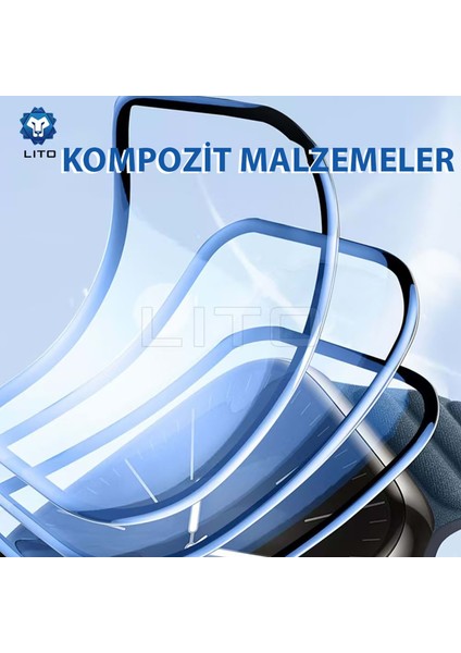 Apple Watch Ekran Koruyucu, Full Yapışkanlı 45 mm modelleri