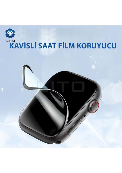Apple Watch Ekran Koruyucu, Full Yapışkanlı 45 mm fırsatları