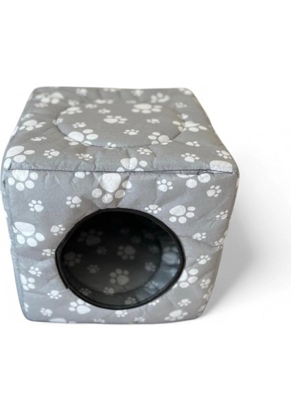 Üç Fonksiyonlu Kedi Yatağı - Gri