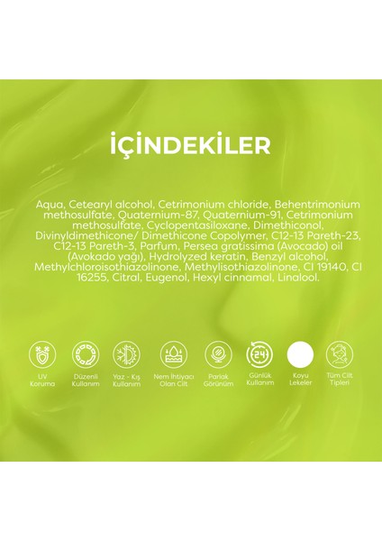Avokado Yağlı Saç Maskesi - Avocado Oil Hair Care Mask indirimleri