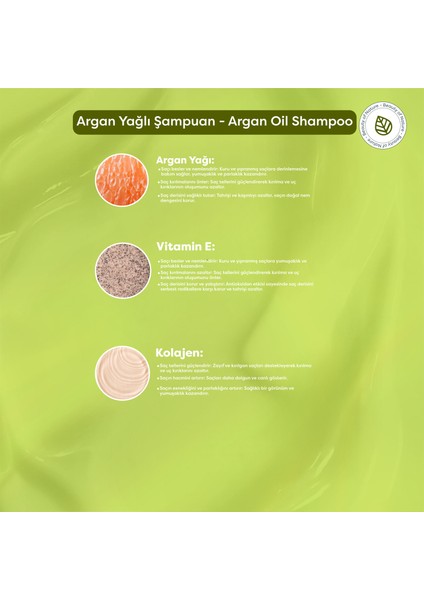 Argan Yağlı Şampuan - Argan Oil Shampoo fırsatları