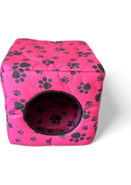 Üç Fonksiyonlu Kedi Yatağı - Pembe