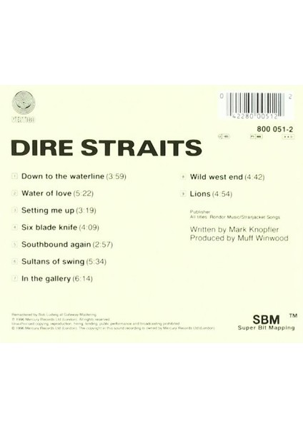 Dire Straits - Dire Straits (Original Recording Remastered) - CD fiyatları