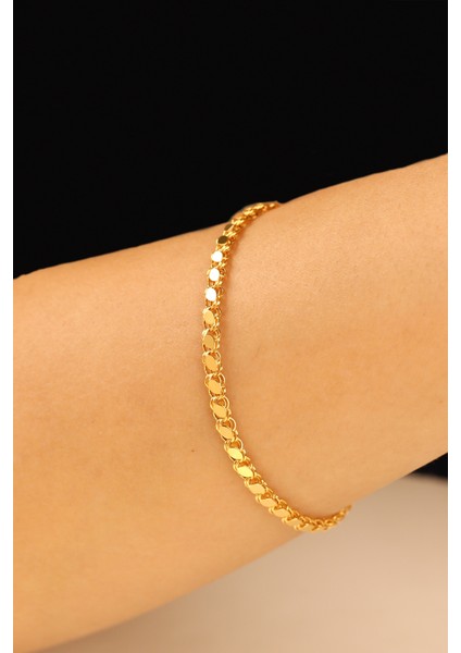 Pullu Model 8 Ayar Altın Bileklik CGKBLK0366 fiyatları