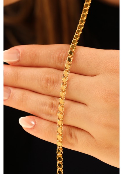 Pullu Model 8 Ayar Altın Bileklik CGKBLK0366 modelleri