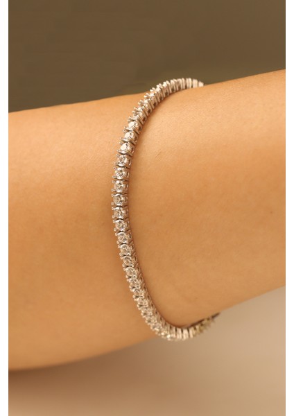 Su Yolu Beyaz Model 8 Ayar Altın Bileklik CGKBLK0367 modelleri