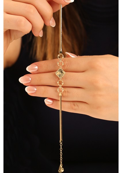 Yonca Model Balıksırtı 8 Ayar Altın Bileklik CGKBLK0371 fiyatları