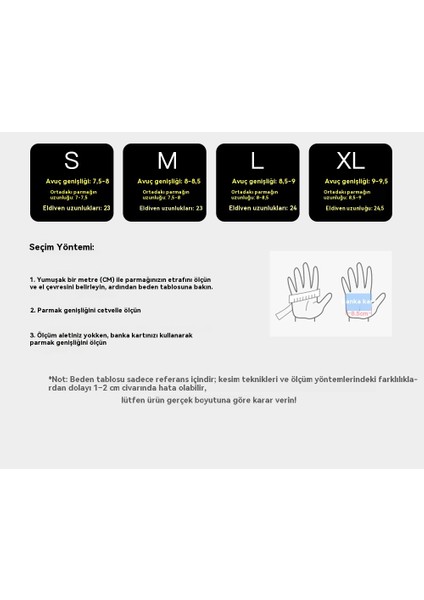 Dokunmatik Ekran Uyumlu, Açık Hava Sporları Için Polar Astarlı, Rüzgar Geçirmez, Kaymaz, Sıcak Eldivenler Bisiklet ve Kayak Için (Yurt Dışından) fiyatları
