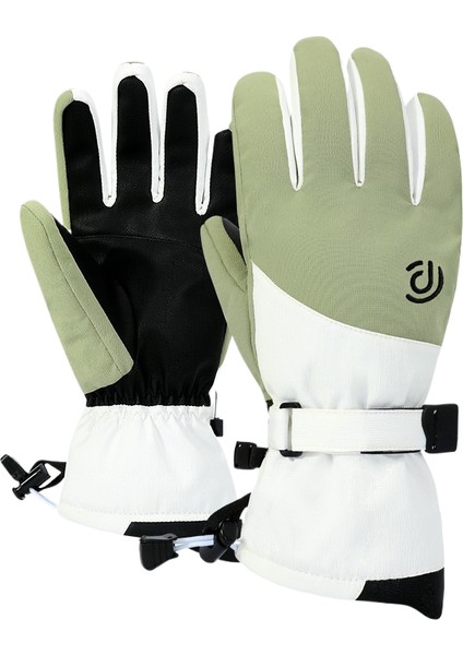 On Parmak Dokunmatik Ekranlı, Kalınlaştırılmış, Rüzgar Geçirmez, Su Geçirmez ve Çok Katmanlı Sıcak Kayak ve Bisiklet Eldivenleri (Yurt Dışından)