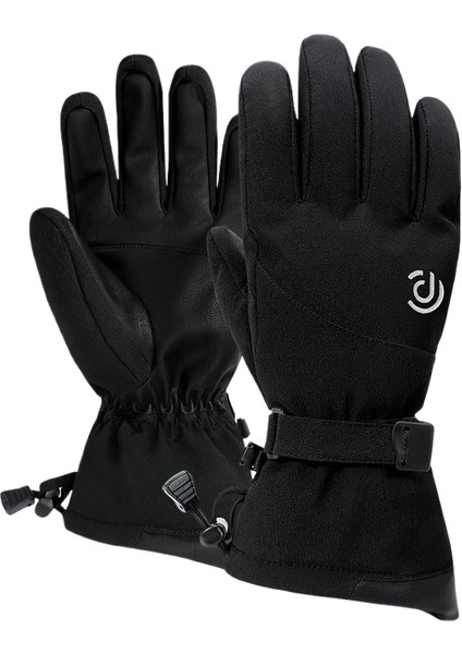 On parmak dokunmatik ekranlı, kalınlaştırılmış, rüzgar geçirmez, su geçirmez ve çok katmanlı sıcak kayak ve bisiklet eldivenleri (Yurt Dışından)