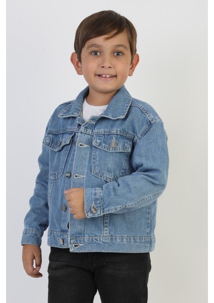Erkek Çocuk Kot Ceket