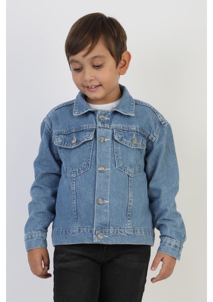 Erkek Çocuk Kot Ceket