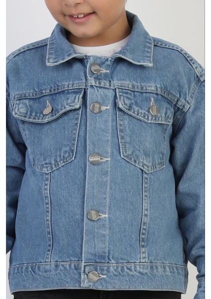 Erkek Çocuk Kot Ceket