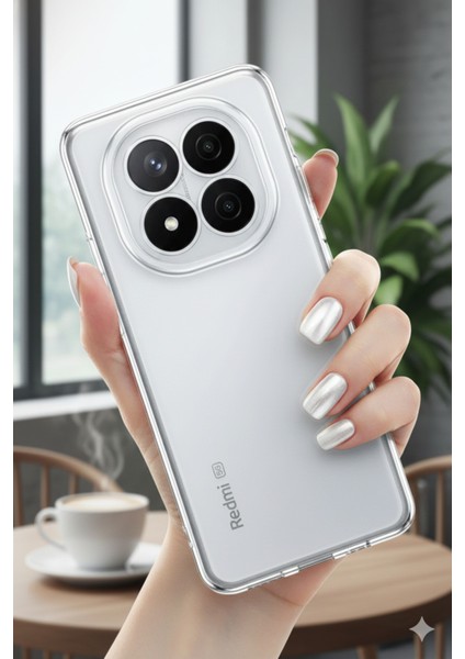 Xiaomi Redmi Note 14 Pro Plus Uyumlu 3D Kamera Korumalı Şeffaf Tasarım Bumper Kılıf