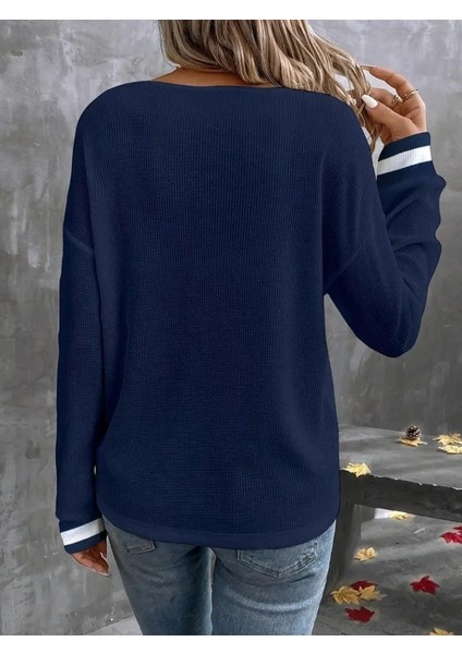 Yaman Market Kadın Uzun Kollu V Yakalı Waffle Bluz fırsatları