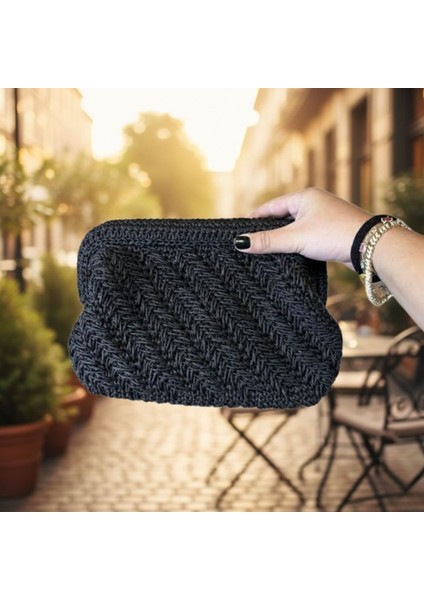 0772 El Yapımı Burslu Kağıt Ip Çanta / 28 x 20 cm modelleri