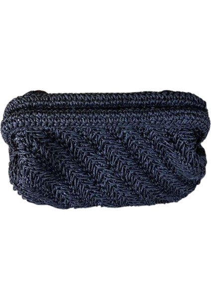 0772 El Yapımı Burslu Kağıt Ip Çanta / 28 x 20 cm