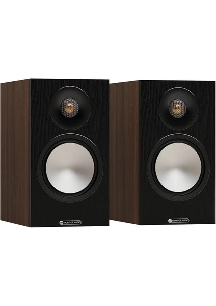 Bronze 50 7g Raf Tipi Pasif Hoparlör Çift Walnut