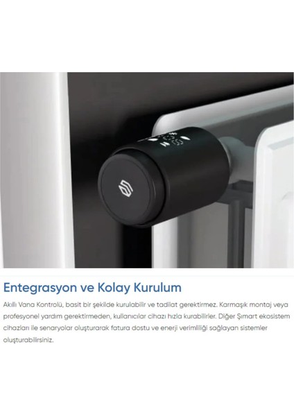 Akıllı Termostatik Radyatör Vanası Wi-Fi Bağlantılı ve Uzaktan Kontrol fiyatları
