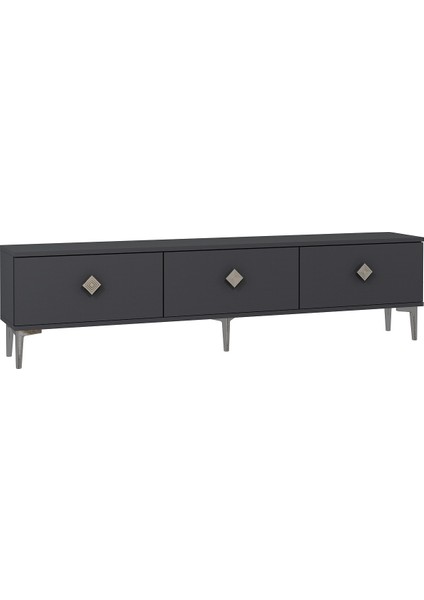 1340TV180-1CT Tv Sehpası Antrasit-Gümüş modelleri