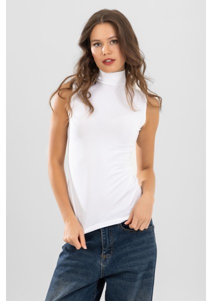 Kadın Pamuklu Balıkçı Yaka BODY 6320 Beyaz modelleri