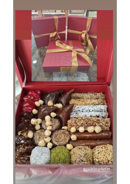 Karışık Pestil 1 kg Full , Hediyelik Paket