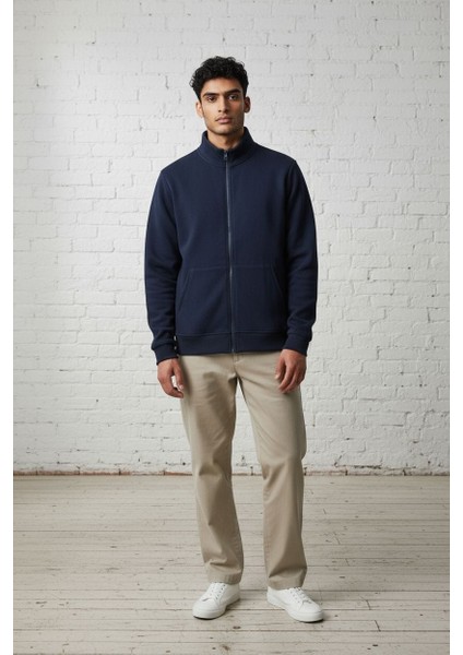 Selanik Örgü Fermuarlı Hırka