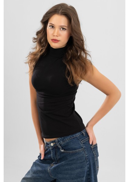 Kadın Pamuklu Balıkçı Yaka BODY 6320 Siyah fiyatları